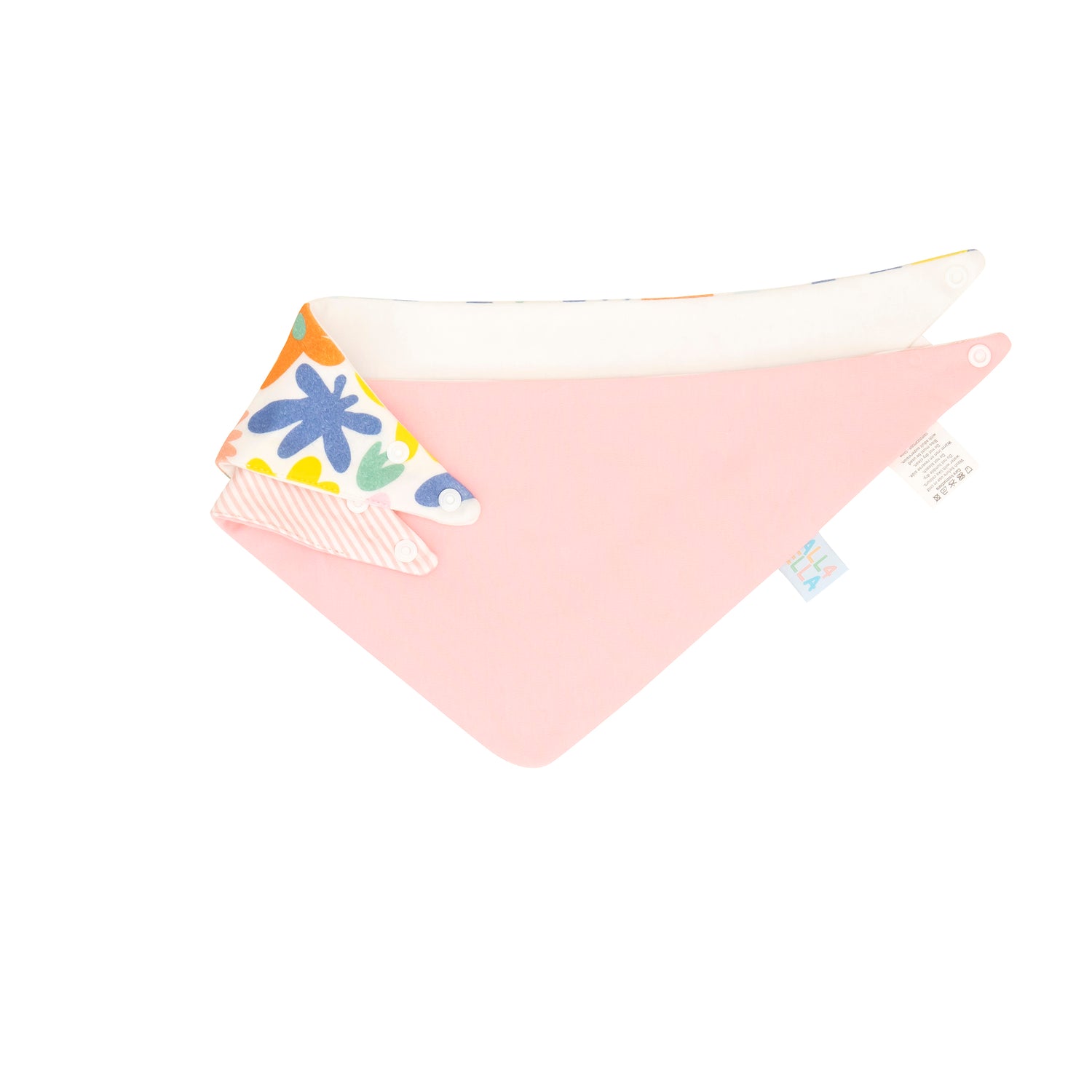 All4Ella Bandana Bib Set - Bright Floral