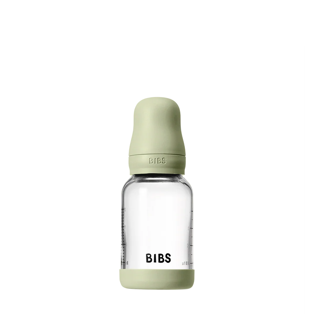 BIBs Glass Baby Bottle - 120mL - Sage