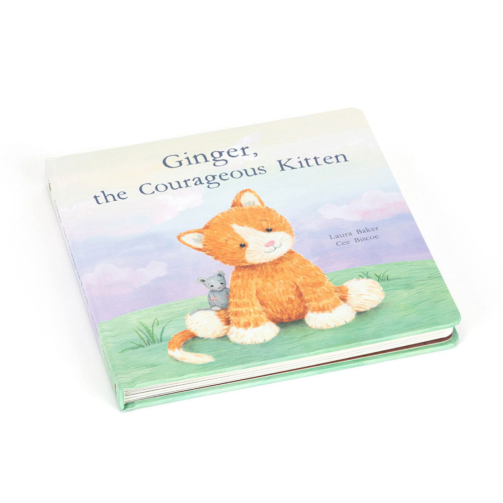 Jellycat Ginger The Courageous Kitten Book