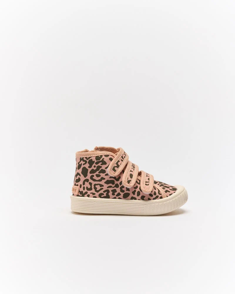 Walnut Billie Canvas - Pink Leopard
