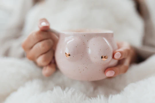 Made To Milk Boob Mug - Pink