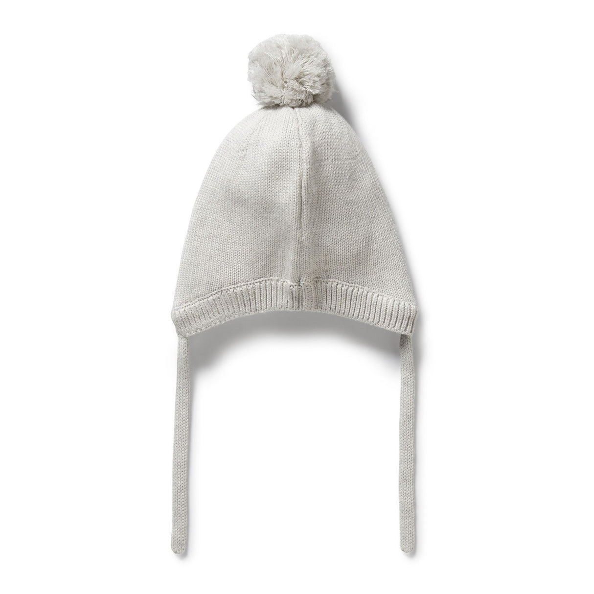 Wilson + Frenchy Organic Knitted Bonnet - Grey Melange