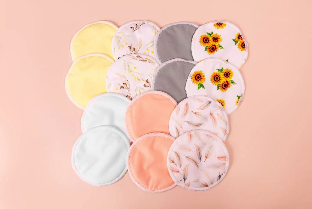 Bubba Bump Organic Bamboo Reusable Breast Pads 14 pack