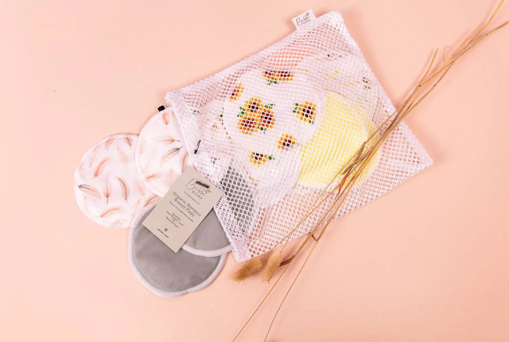 Bubba Bump Organic Bamboo Reusable Breast Pads 14 pack