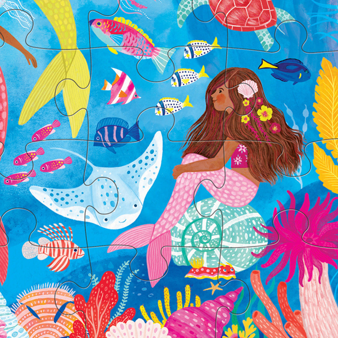 Crocodile Creek Classic Floor Puzzle 36 pc - Mermaid Dreams