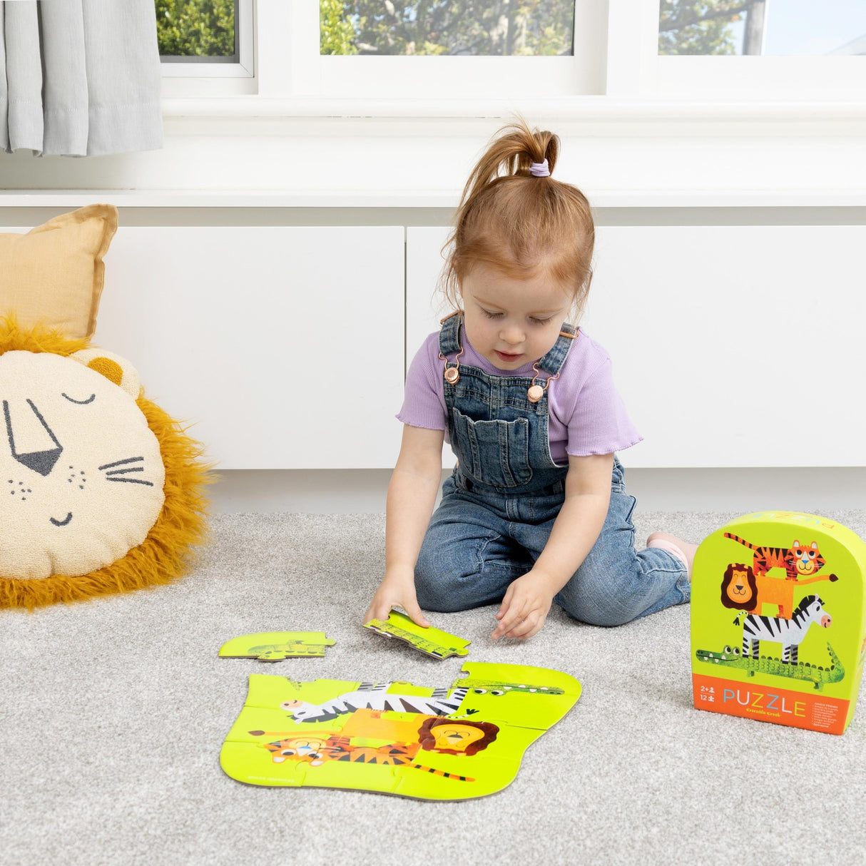 Crocodile Creek Mini Puzzle 12pc - Jungle Friends