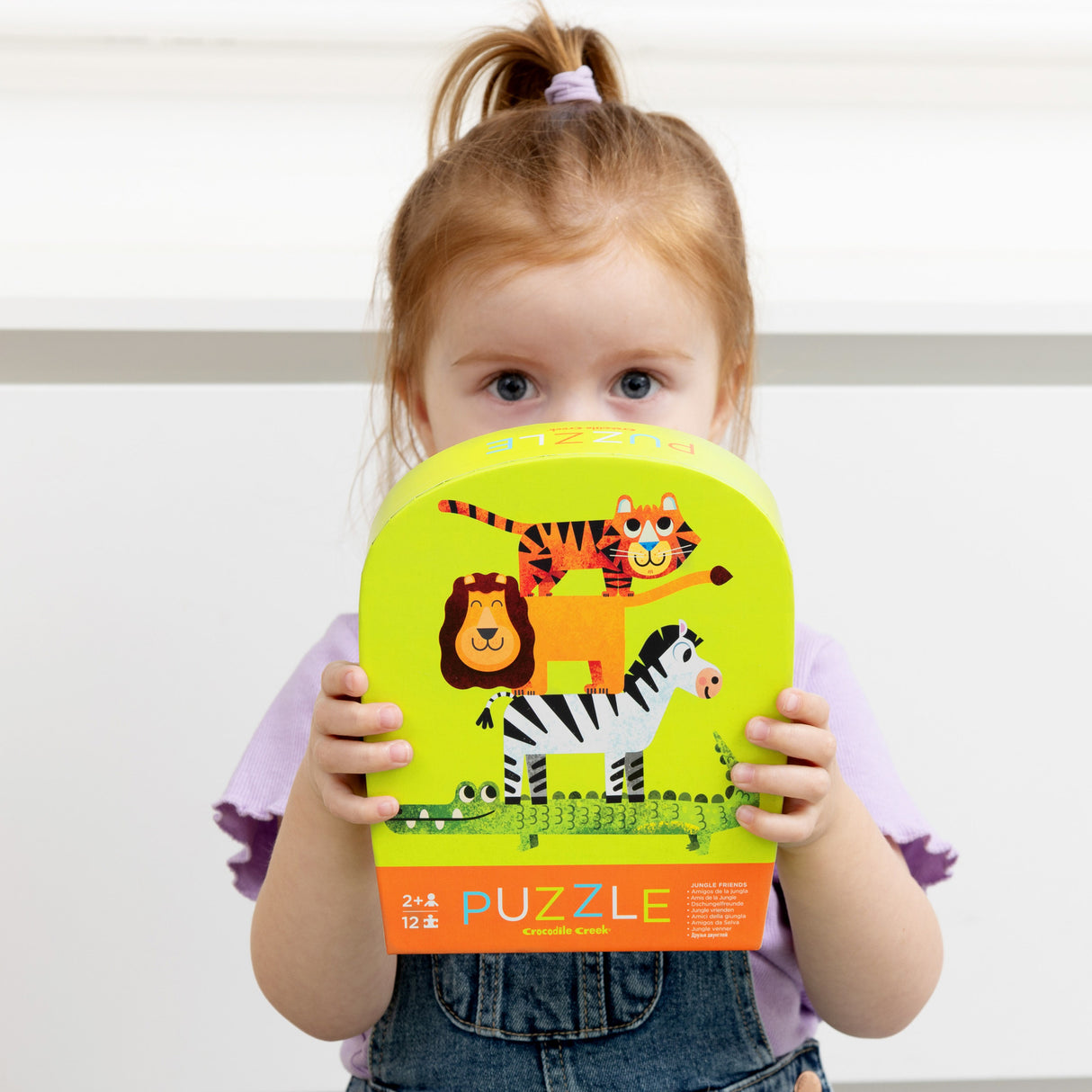Crocodile Creek Mini Puzzle 12pc - Jungle Friends