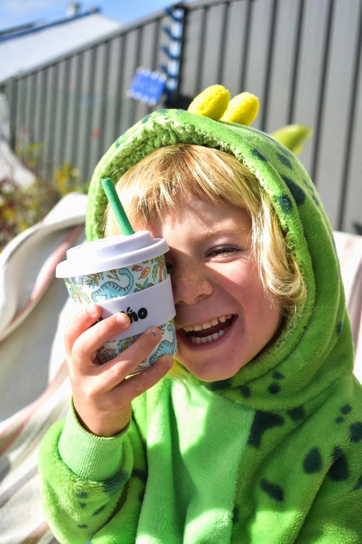 bbcino 120mL Babycino Cup - Sipasaurus