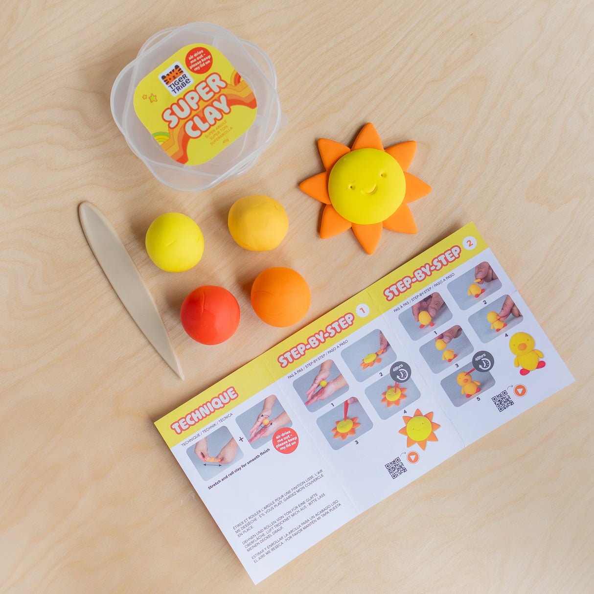 Tiger Tribe Super Clay - Sunrise (Yellow + Orange)