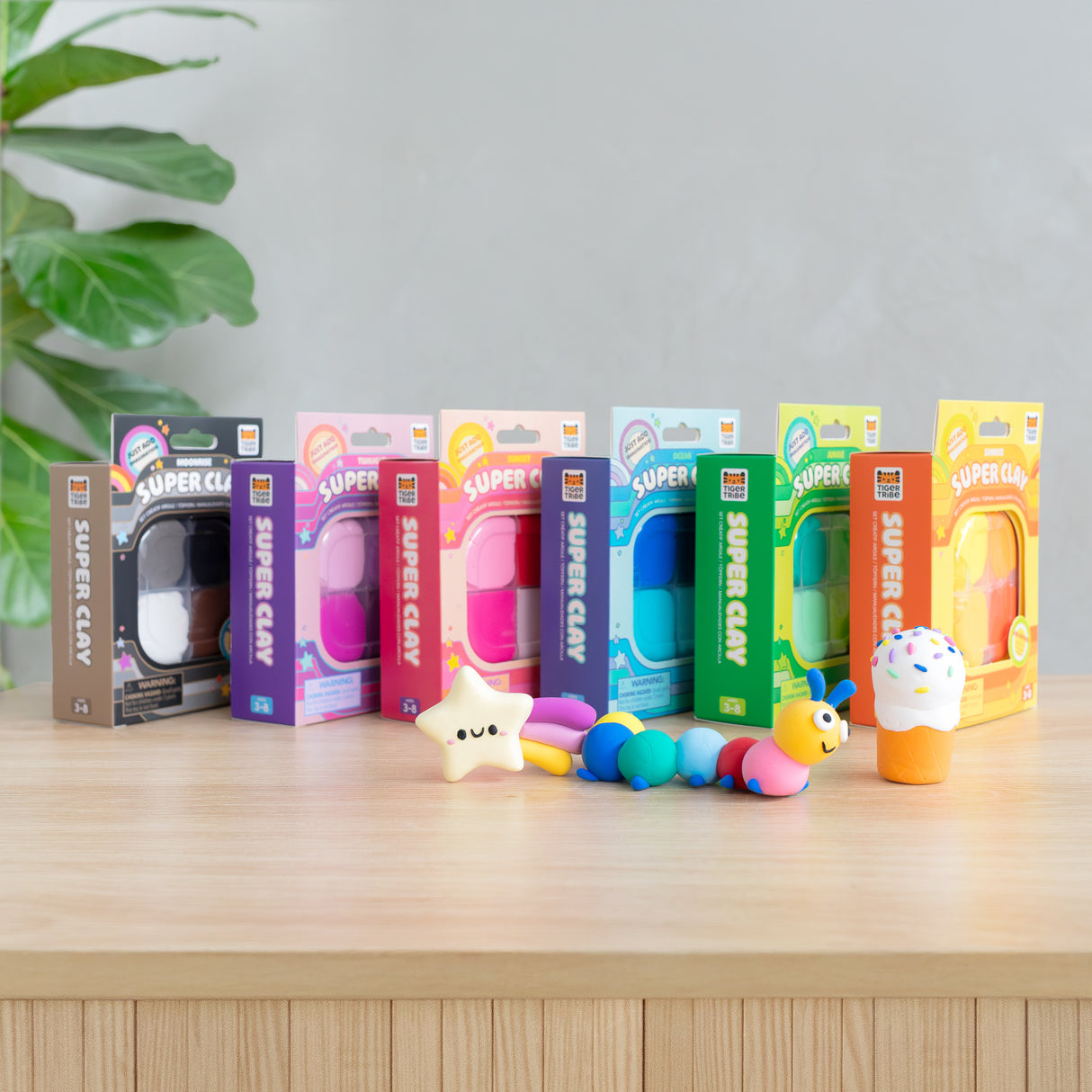 Tiger Tribe Super Clay - Sunset (Pink + Red)