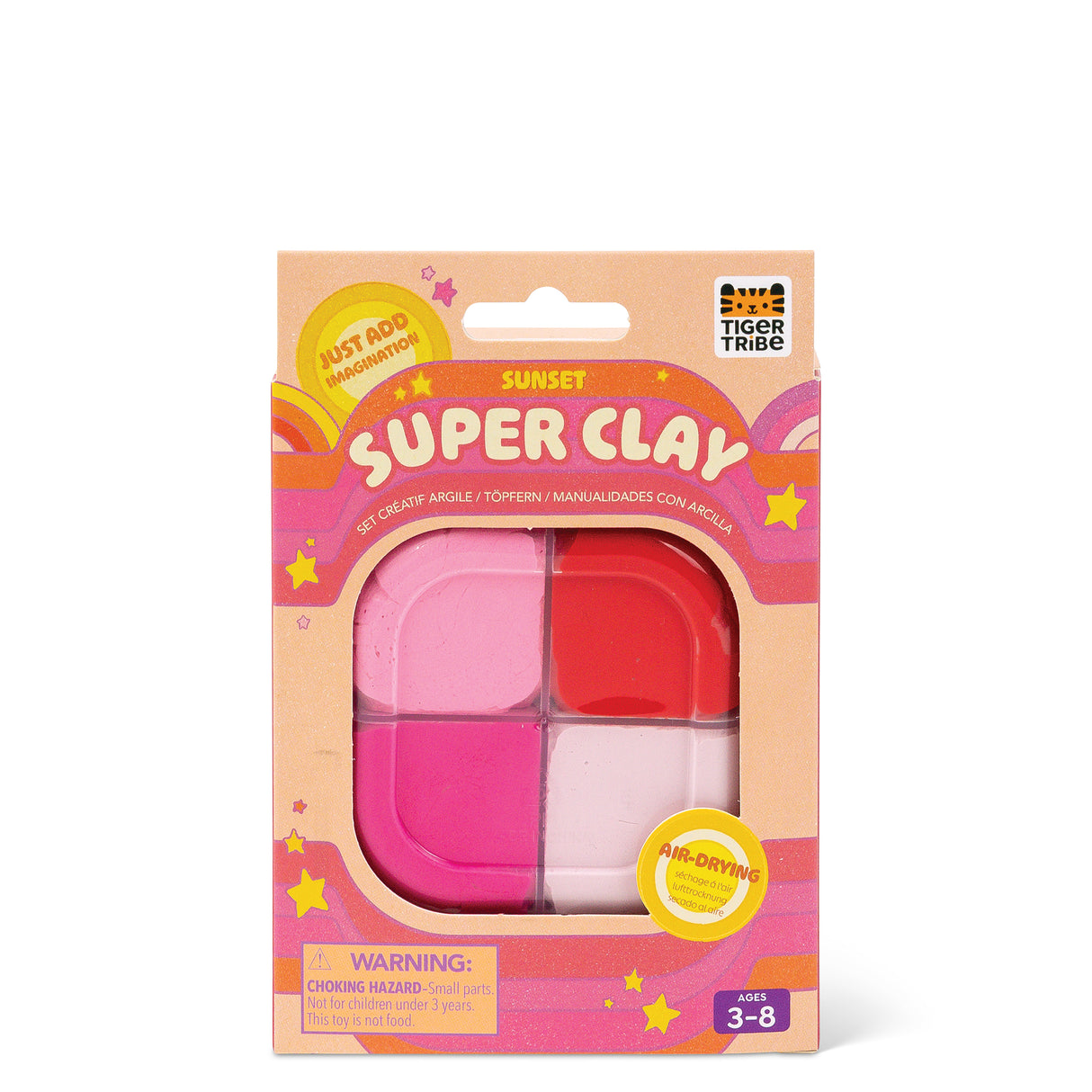 Tiger Tribe Super Clay - Sunset (Pink + Red)