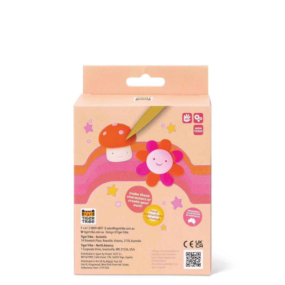 Tiger Tribe Super Clay - Sunset (Pink + Red)