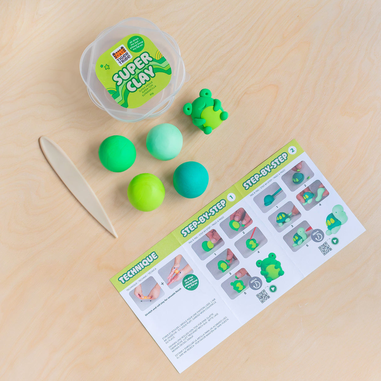 Tiger Tribe Super Clay - Jungle (Greens)