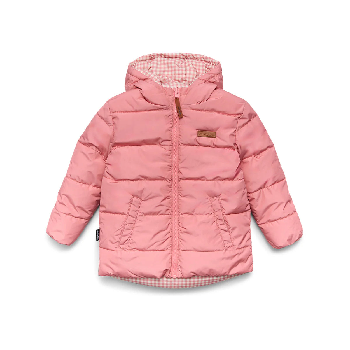Crywolf Reversible Eco-Puffer - Rose Gingham