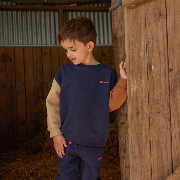 Crywolf Chill Sweater - Indigo