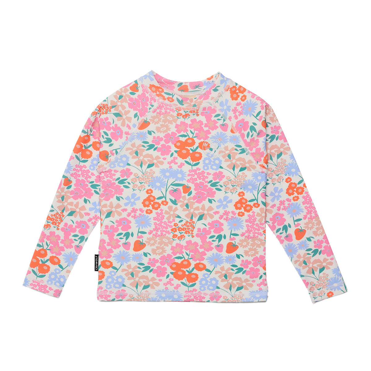 Crywolf Long Sleeve Rash Vest - Berry Garden