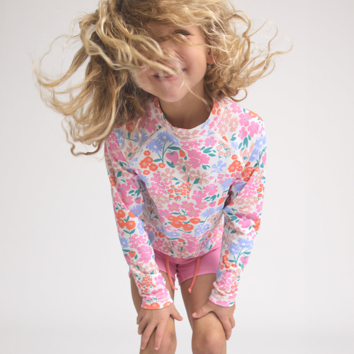 Crywolf Long Sleeve Rash Vest - Berry Garden