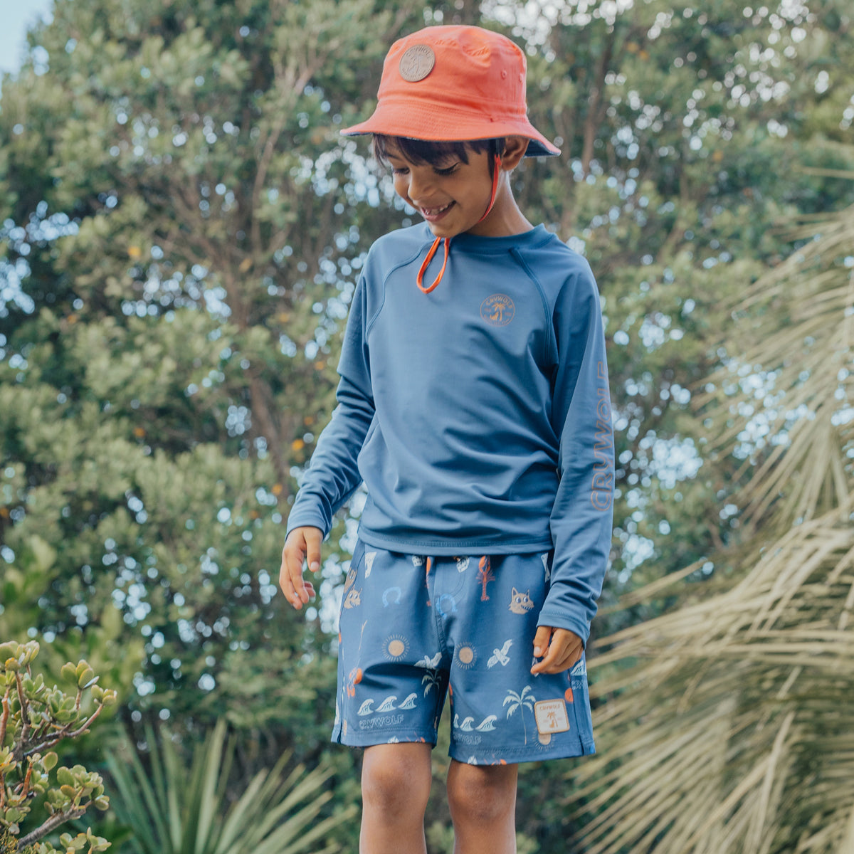 Crywolf Long Sleeve Rash Vest - Navy