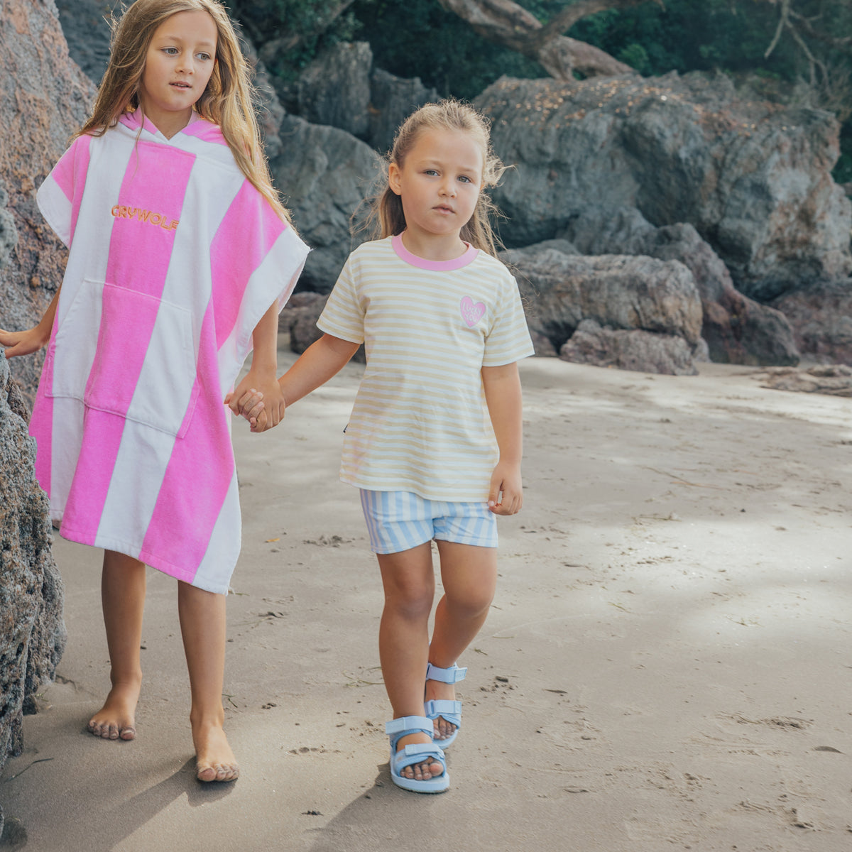 Crywolf Sun Smart T-Shirt - Lucky You Stripe