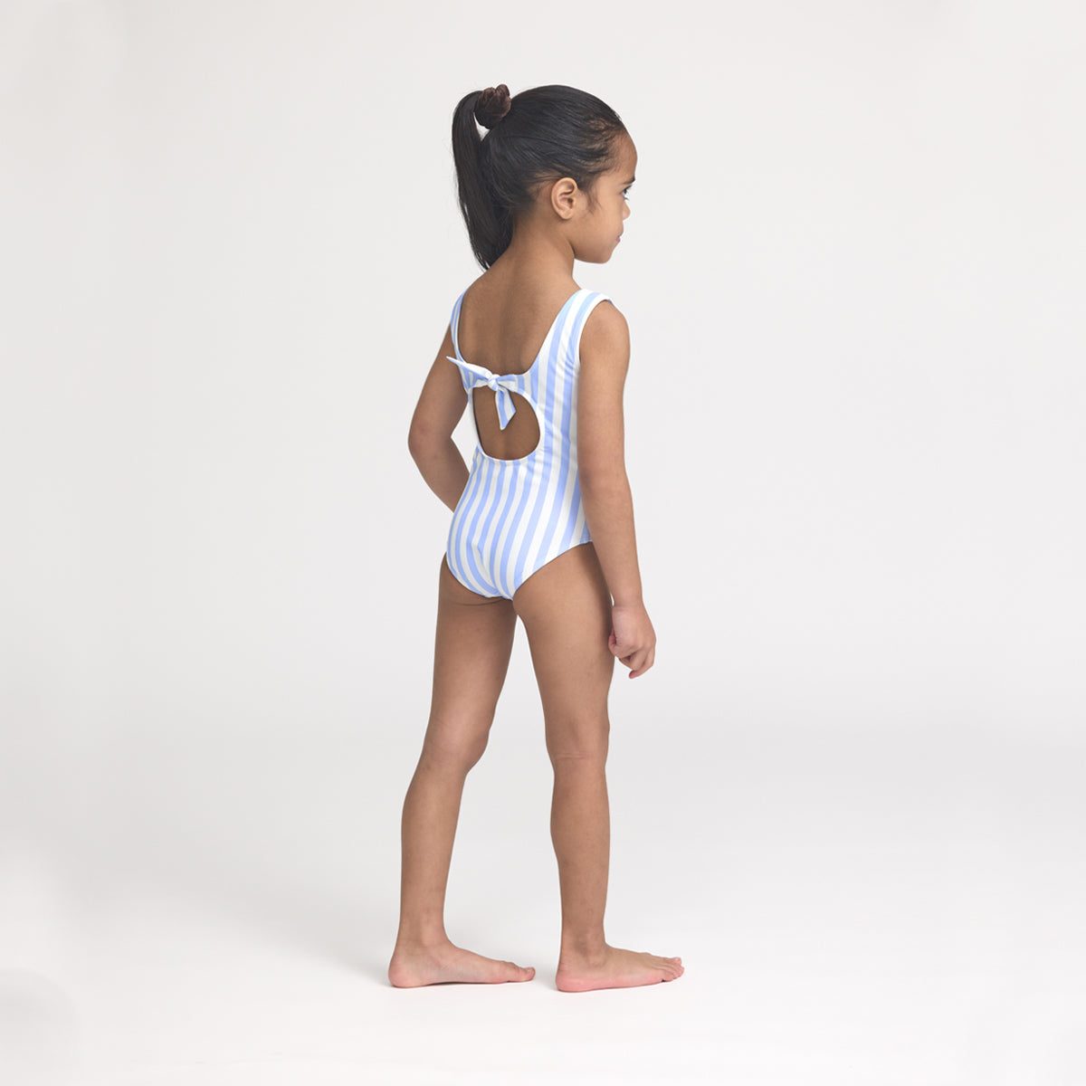 Crywolf Swimsuit - Sky Blue Stripe