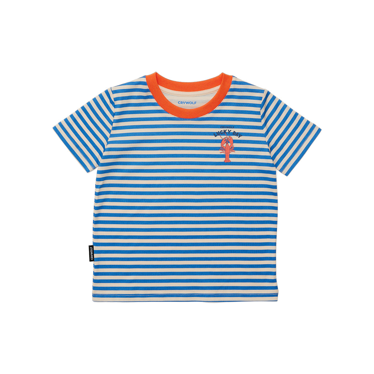 Crywolf Sun Smart T-Shirt - Lobster Stripe
