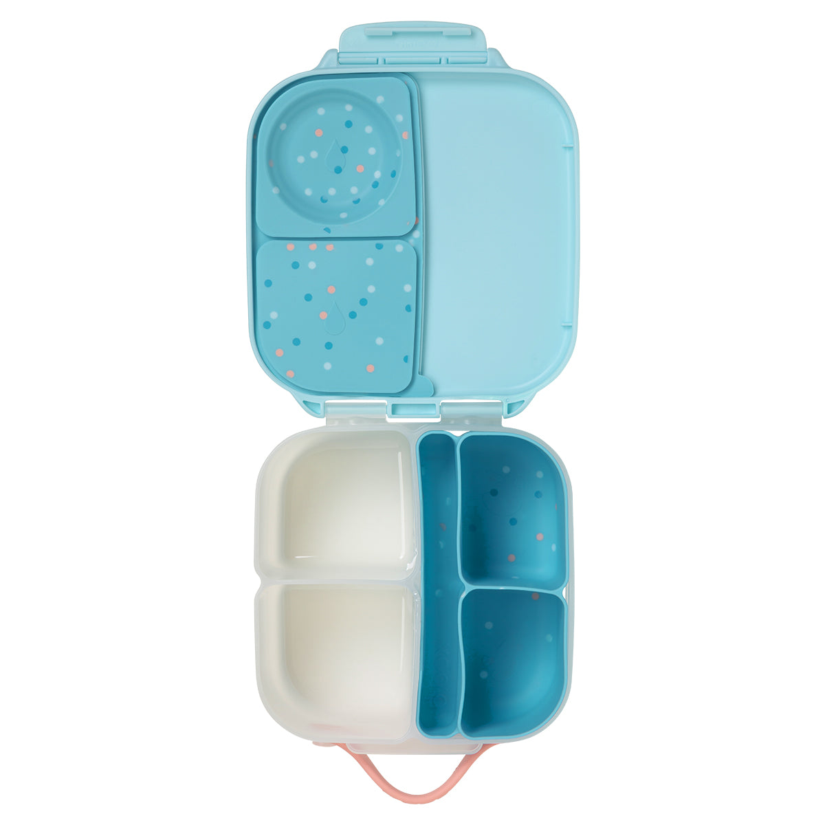 b.box Silicone Bento Tray Mini Lunchbox - Confetti