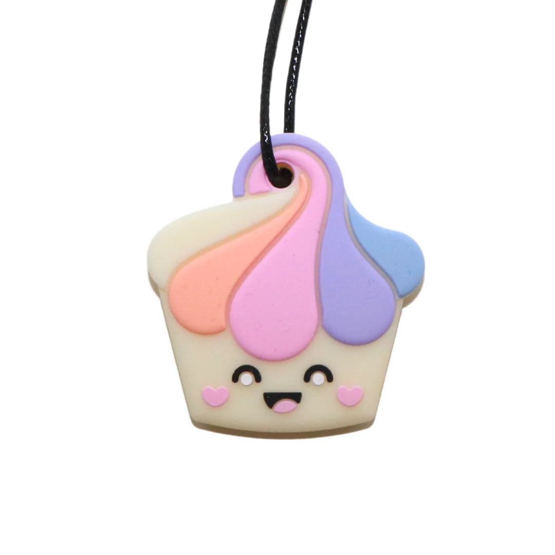 Jellystone Silicone Chew Pendant - Cupcake