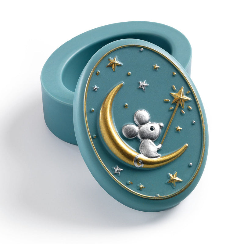 Djeco Pastel Tooth Box - Blue