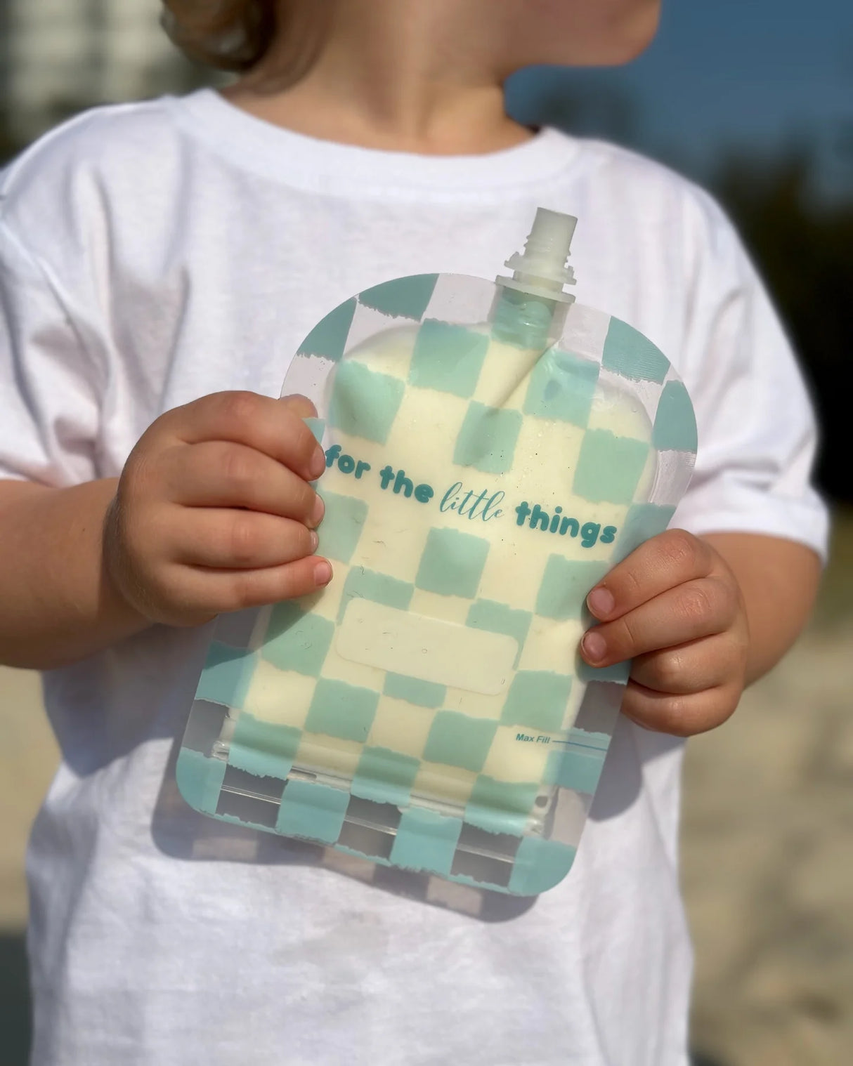 Sinchies Reusable Food Pouches 150ml - 5 Pack - Checkmate Bubblegum