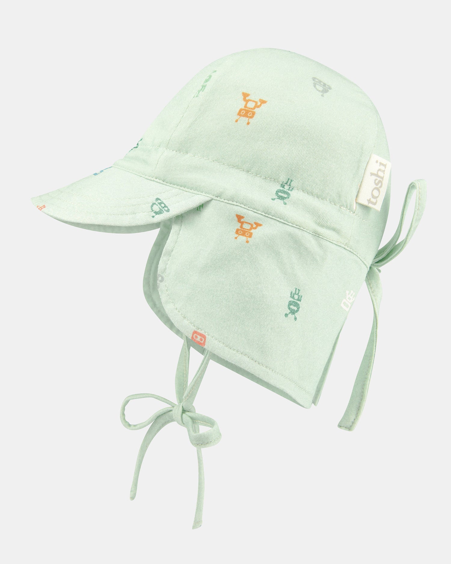 Toshi Bambini Flap Cap - Cyborg Thyme