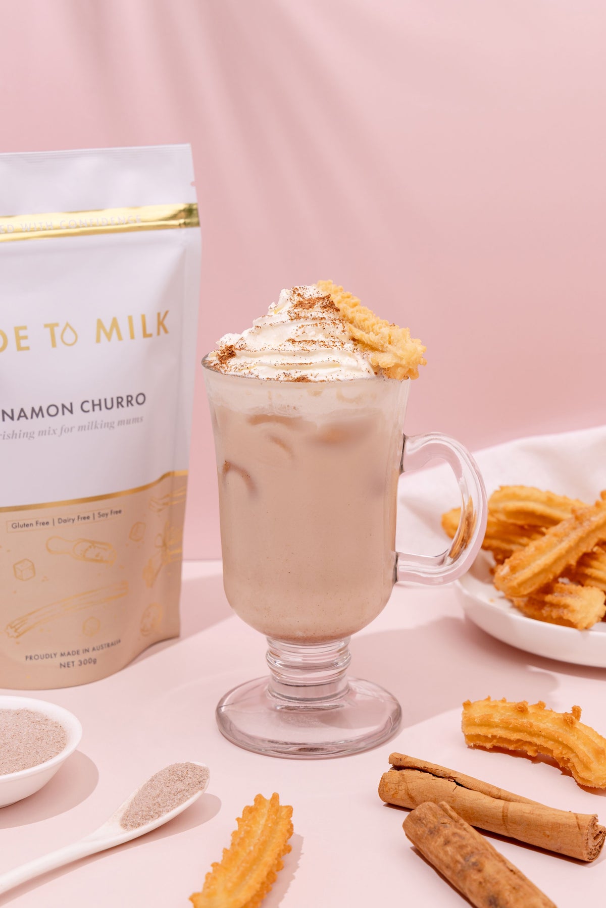 Made To Milk Cinnamon Churro Lactation Drink 300g