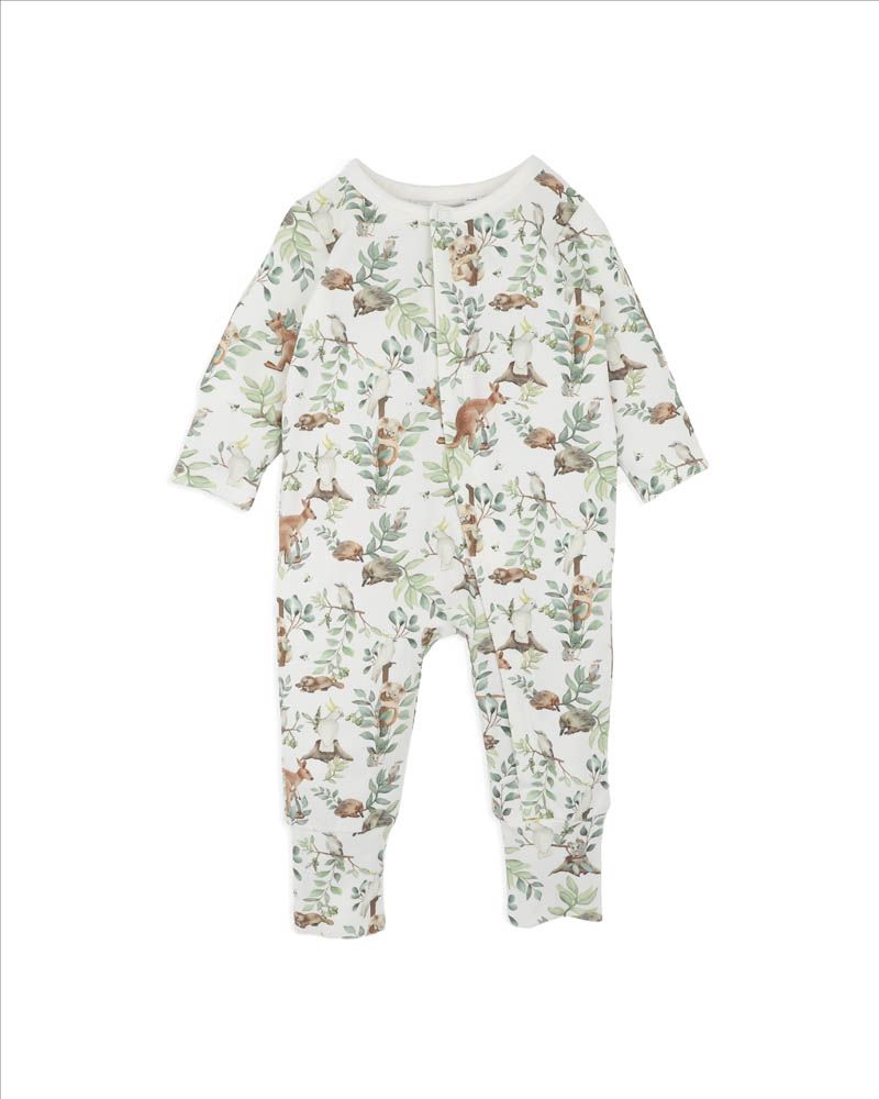 Minihaha Charlie Organic LS Zipsuit