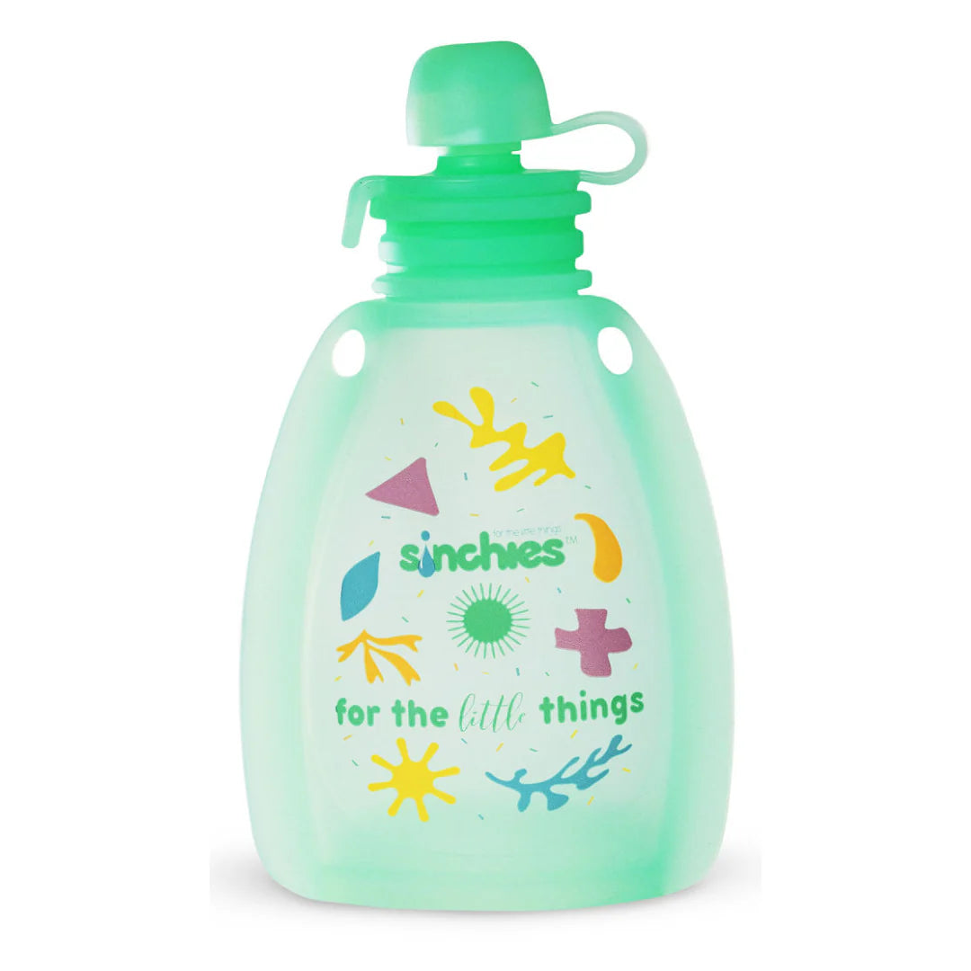 Sinchies Silicone Squeezy Pouch - Pastel Green