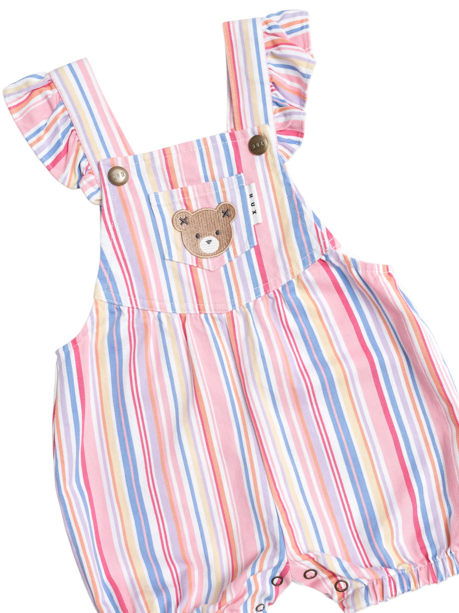 Huxbaby Pastel Stripe Bubble Romper