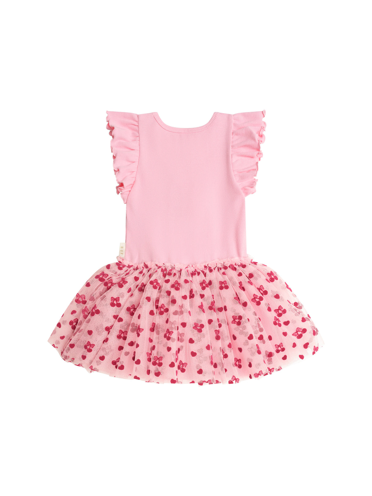 Huxbaby Cherry Pie Rib Tulle Dress