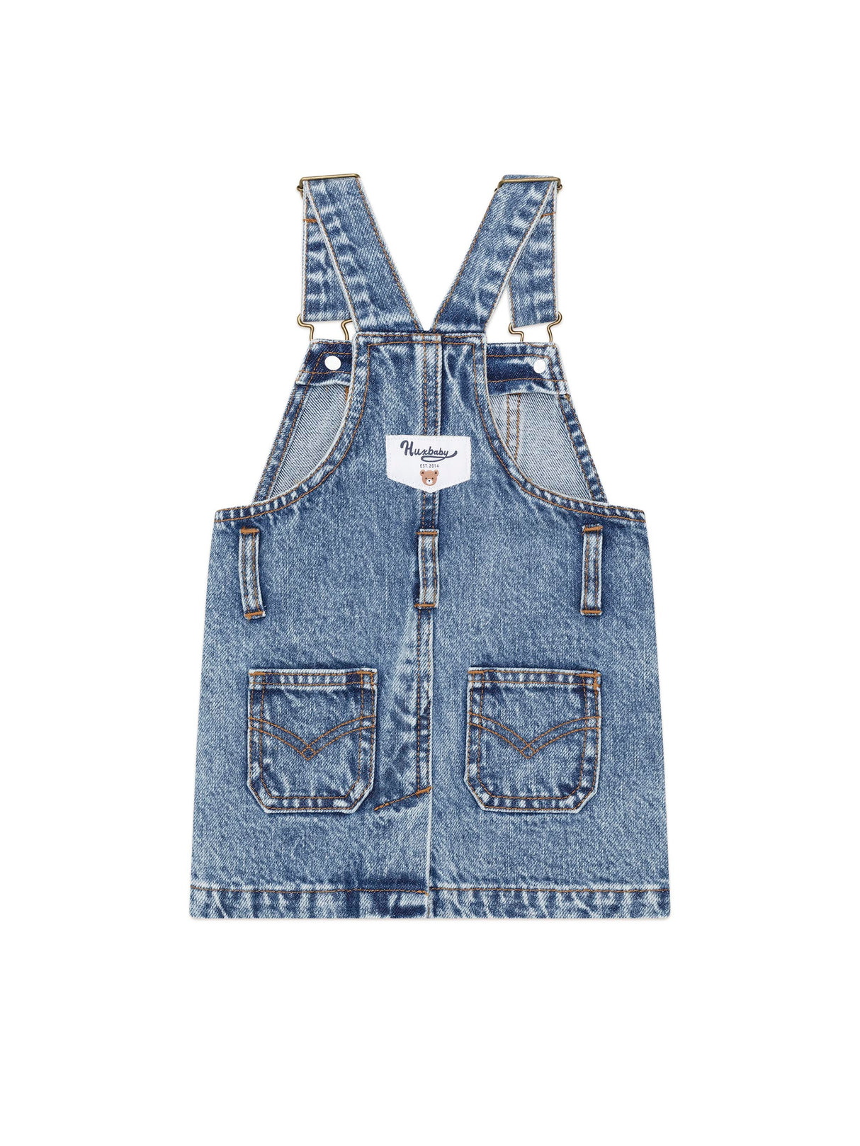 Huxbaby Dreamy Denim Pinafore