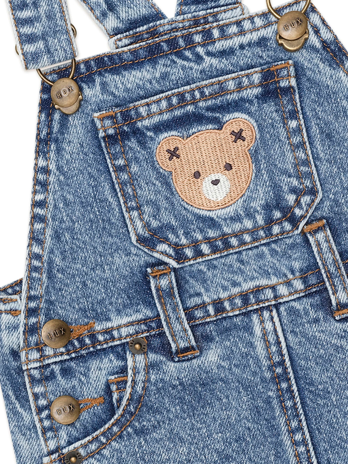 Huxbaby Dreamy Denim Pinafore