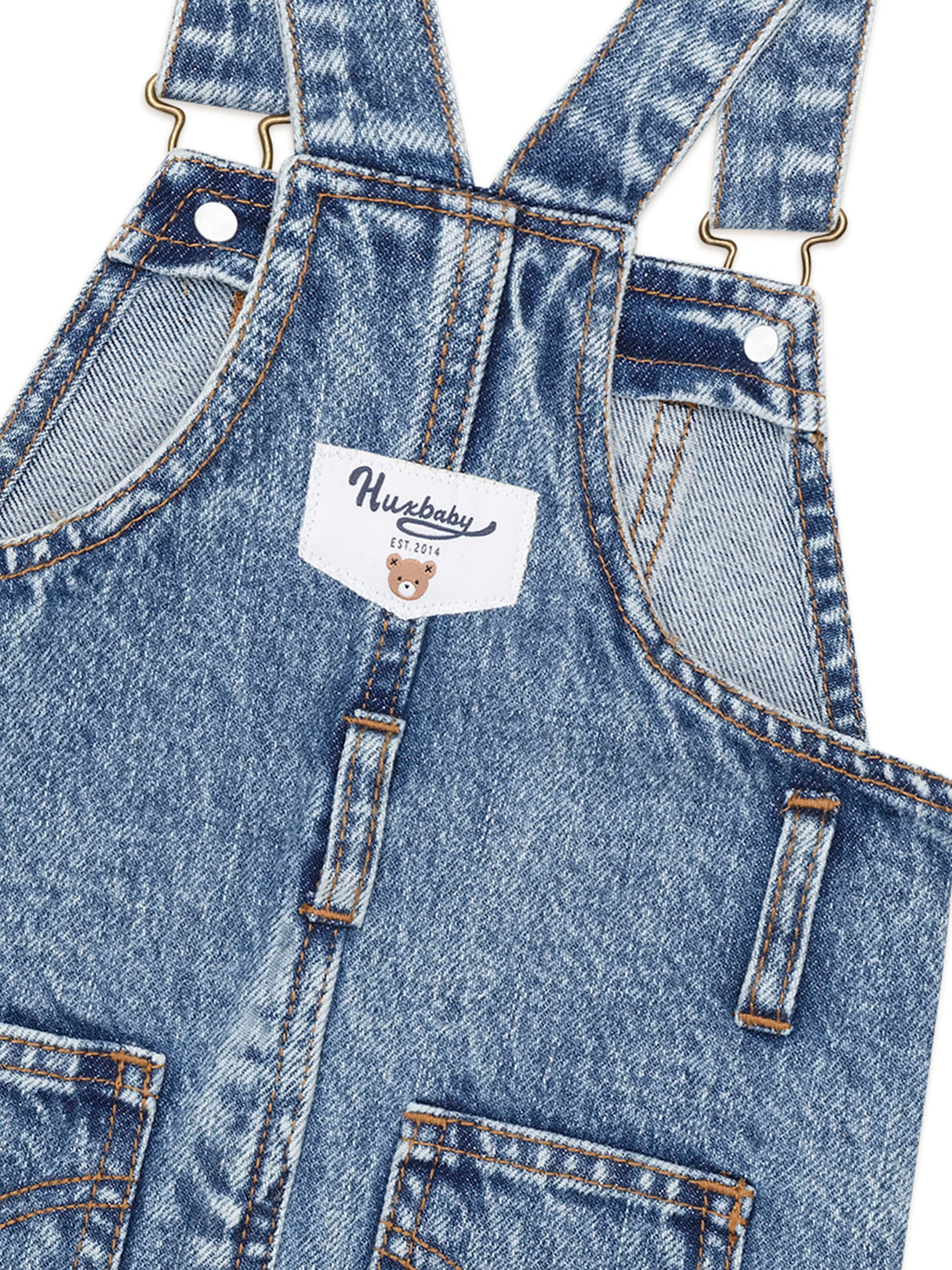 Huxbaby Dreamy Denim Pinafore