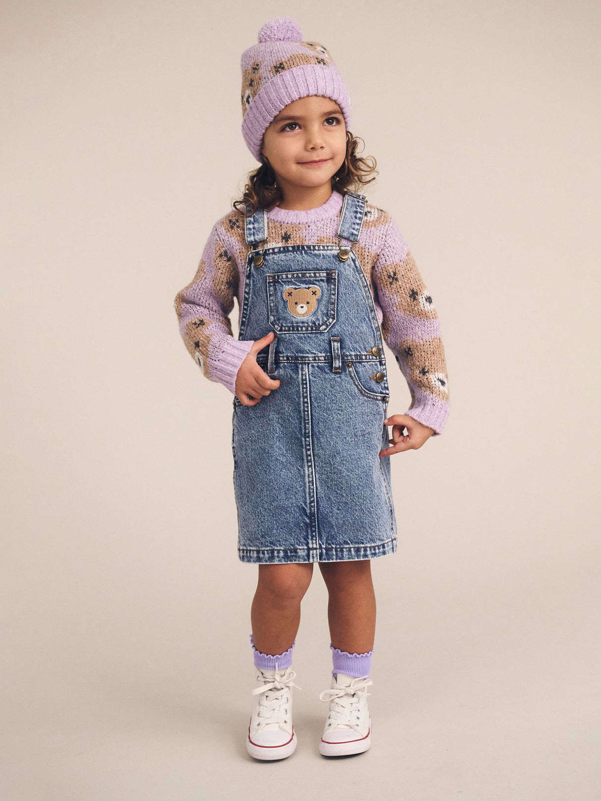 Huxbaby Dreamy Denim Pinafore