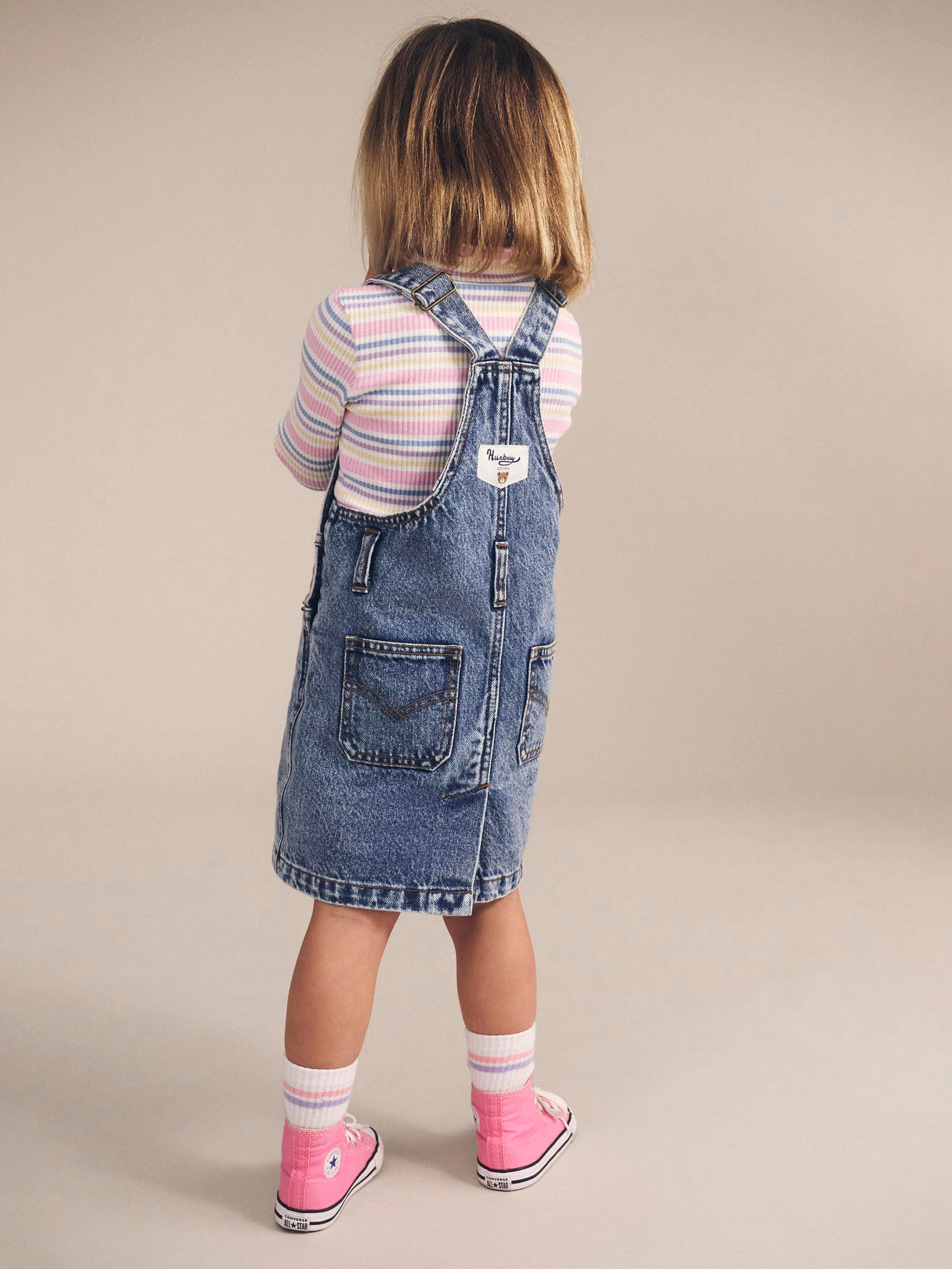 Huxbaby Dreamy Denim Pinafore