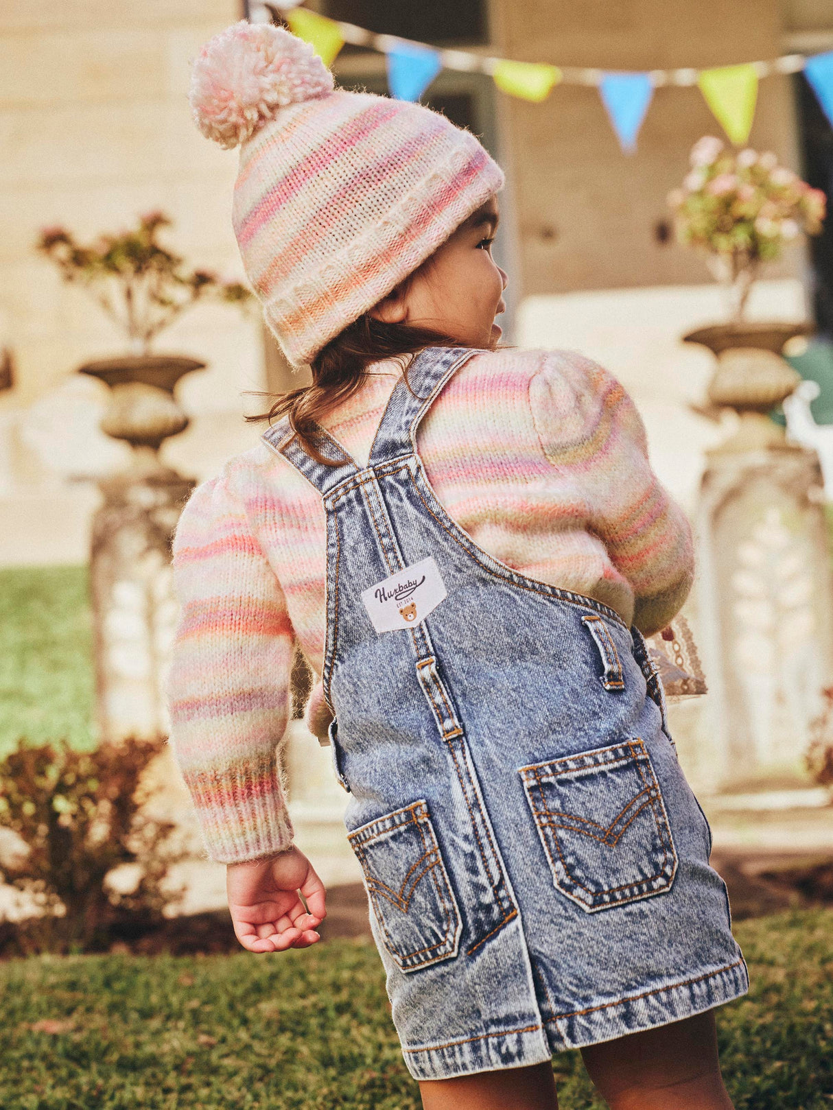 Huxbaby Dreamy Denim Pinafore