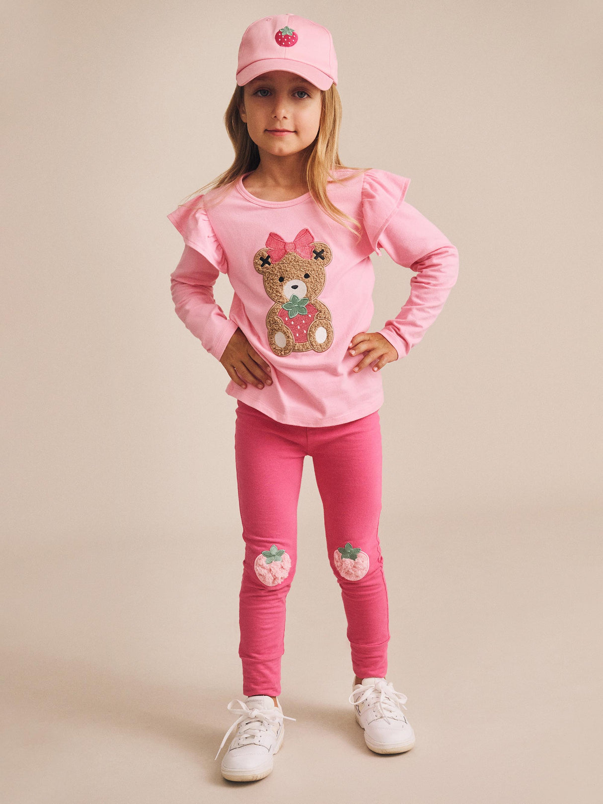 Huxbaby Strawberry Huxette Frill Top