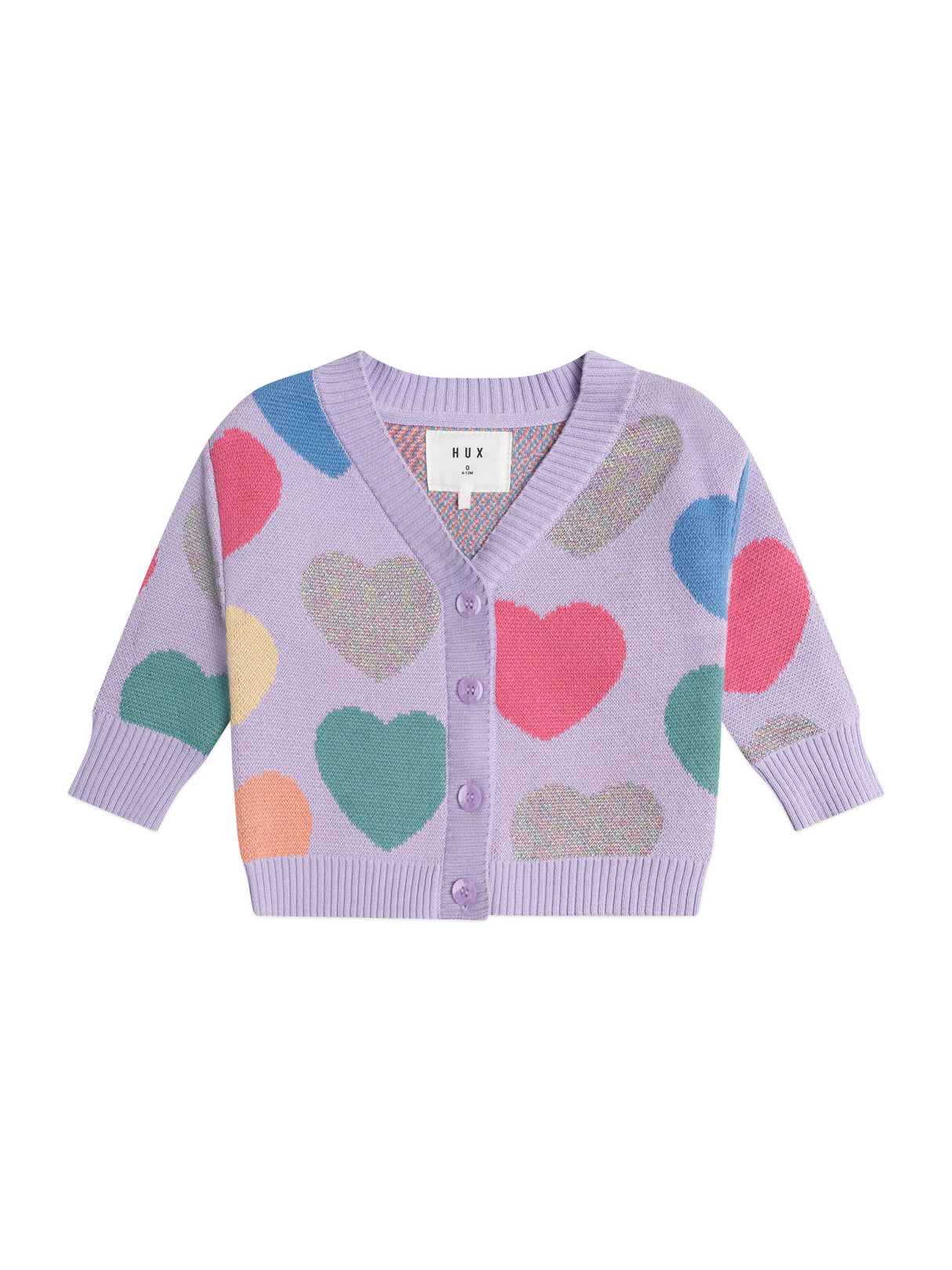 Huxbaby Loveheart Knit Cardi