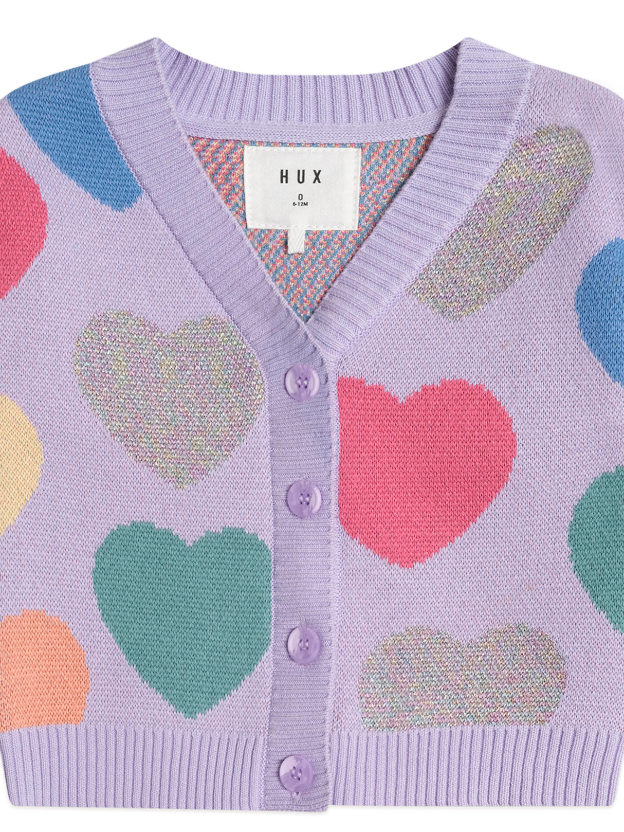Huxbaby Loveheart Knit Cardi