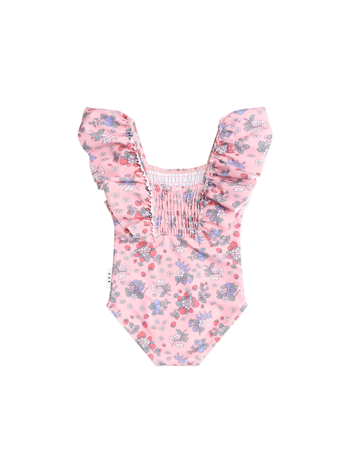 Huxbaby Strawberry Garden Shirred Swimsuit