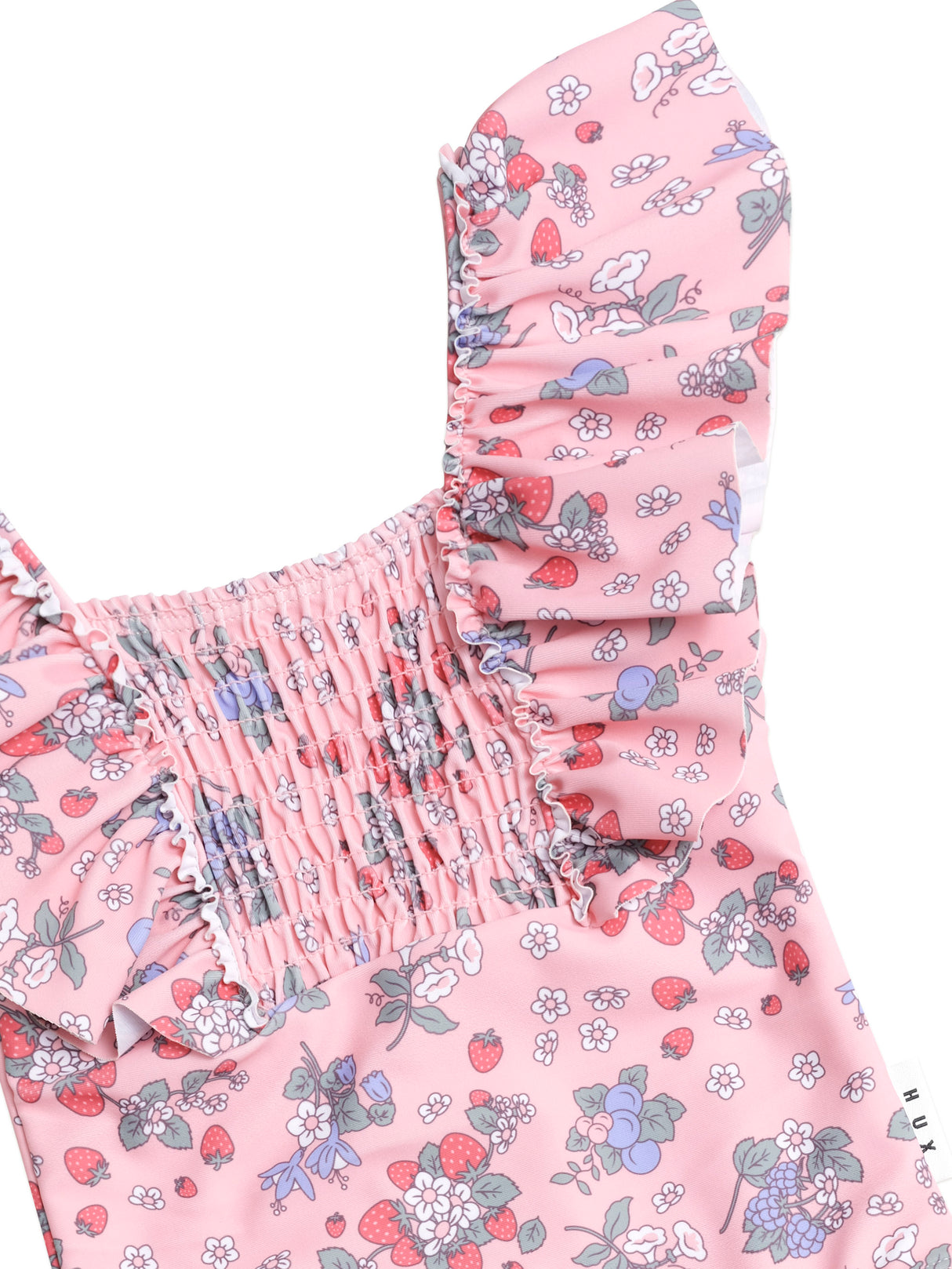 Huxbaby Strawberry Garden Shirred Swimsuit