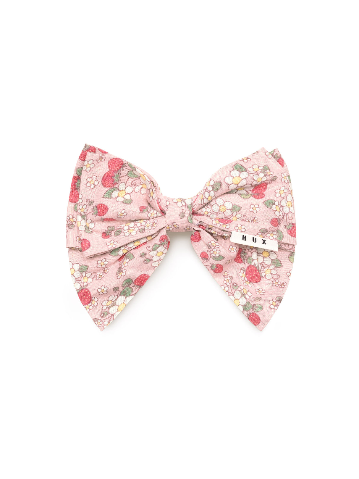 Huxbaby Vintage Strawberry Hair Bow Blush