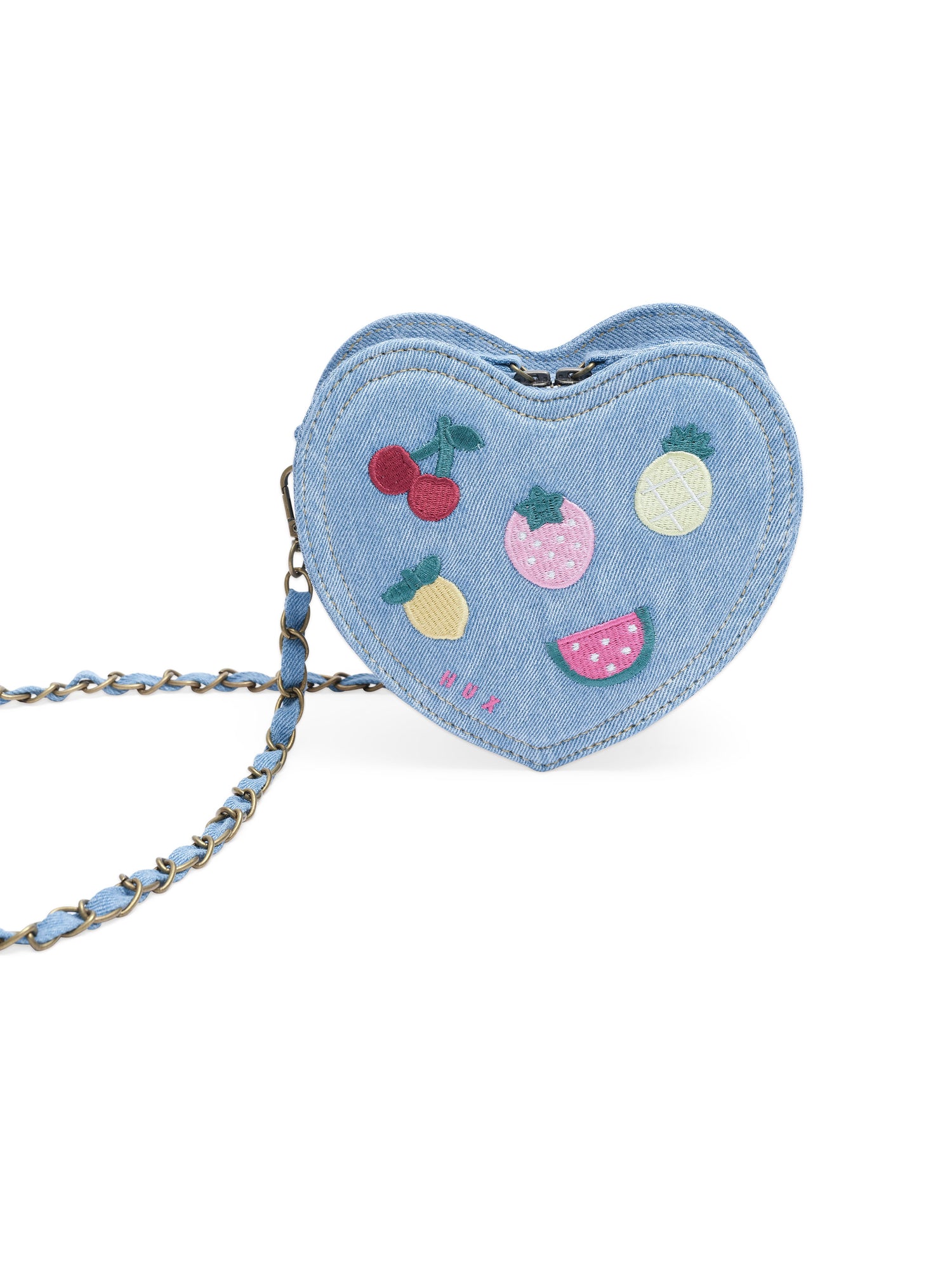 Huxbaby I Heart Fruit Denim Shoulder Bag
