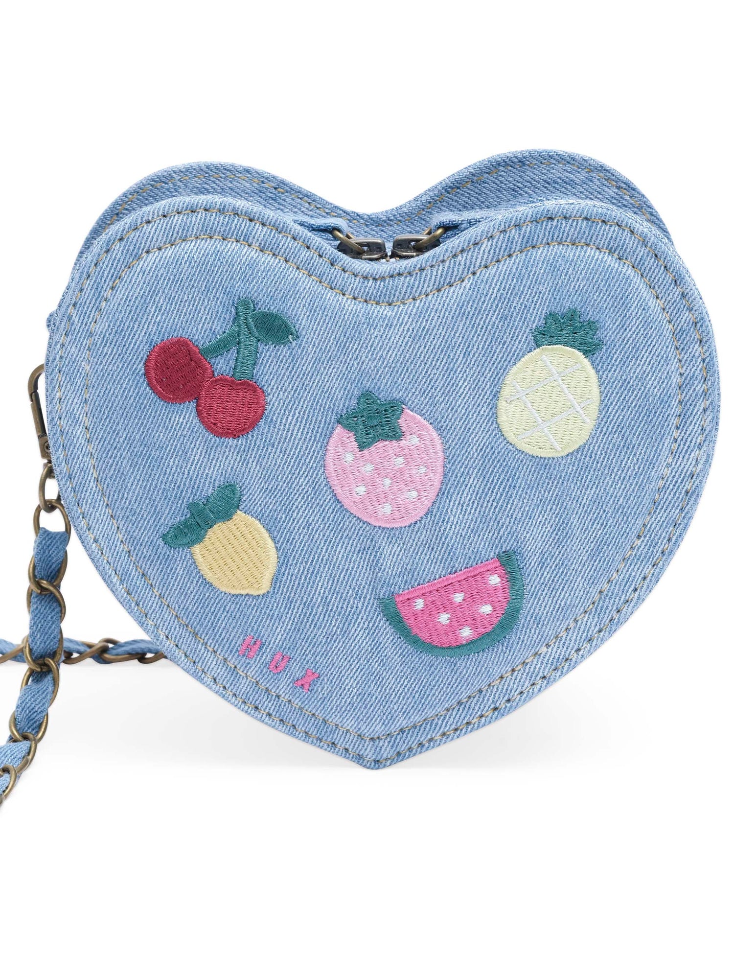 Huxbaby I Heart Fruit Denim Shoulder Bag