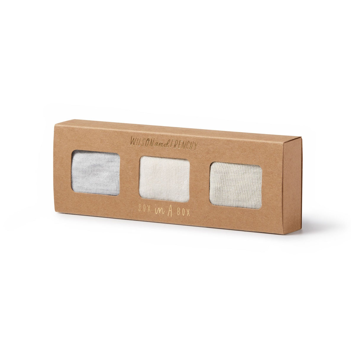 Wilson + Frenchy Organic Baby Sock 3 Pack - Cream